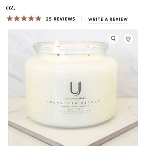 Uncommon james Nashville citrus candle